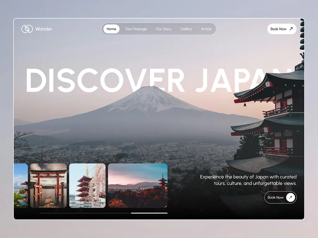 Discover Japan — Travel Website